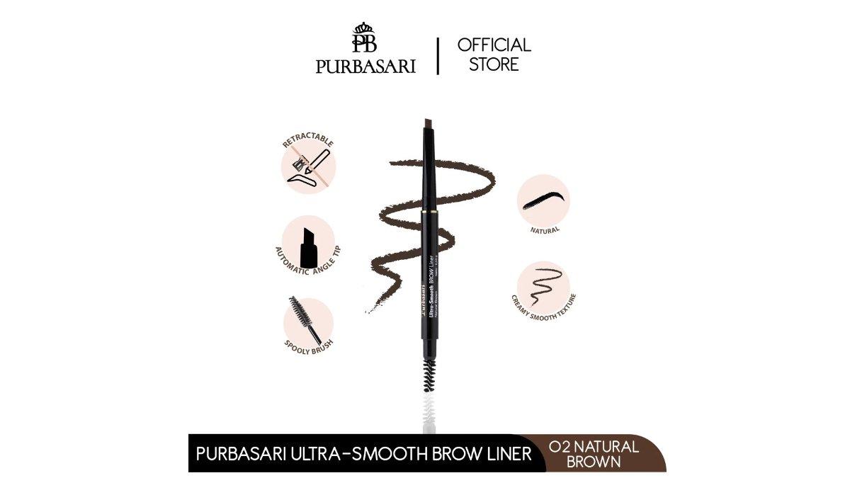 Purbasari Ultra Smooth Brow Liner Brown