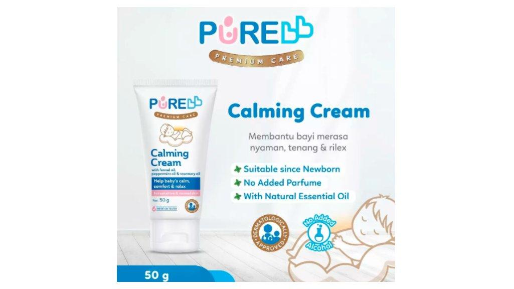 Pure BB Calming Cream Baby Rub Cream Anti Colic 50 gr