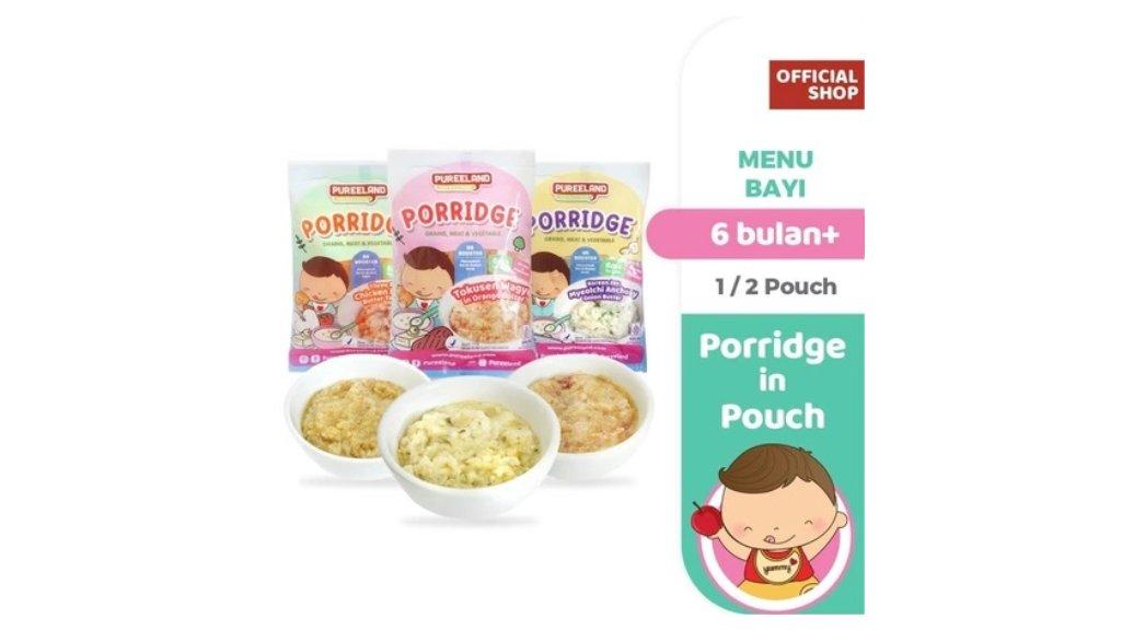 Pureeland Bubur Mpasi Bayi BB Booster/ Baby Porridge Weight Booster / Mpasi Organik