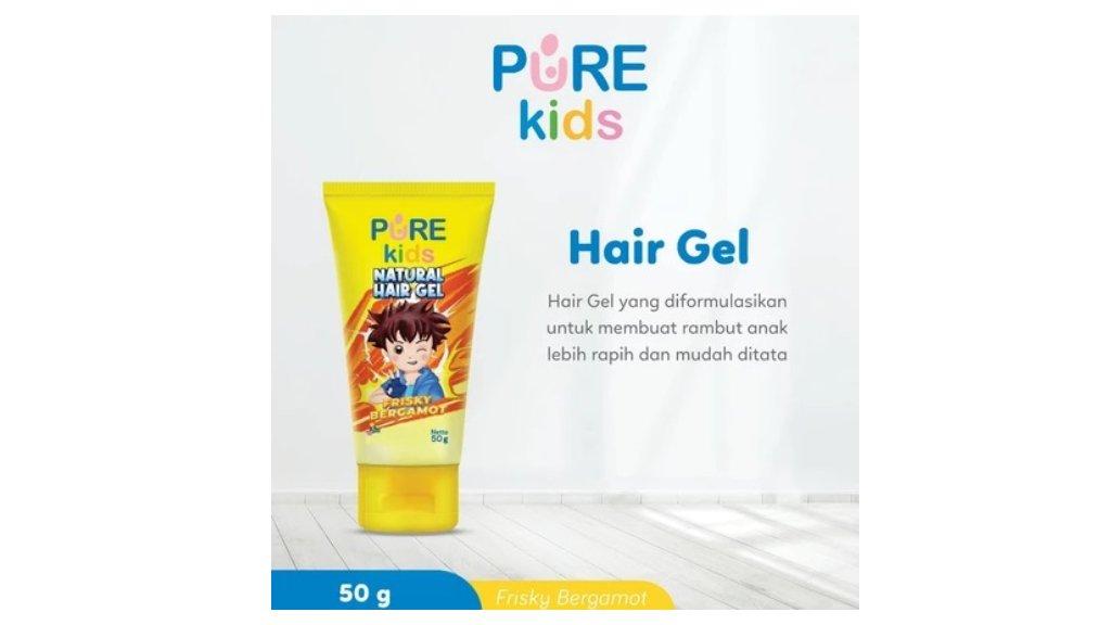 Purekids Natural Hair Gel 50gr Aroma Frisky Bergamot & Frosty Apple
