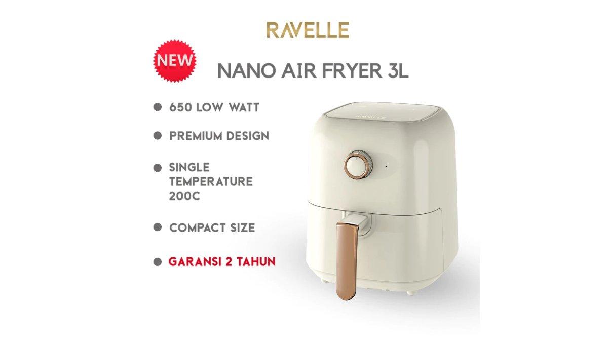 RAVELLE Air Fryer 3 Liter