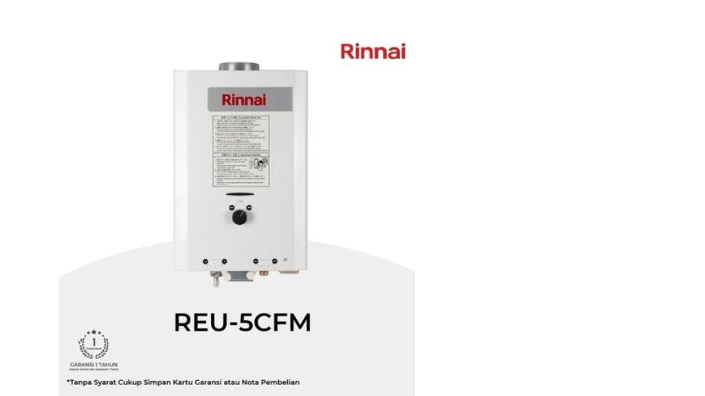 RINNAI REU5CFC Gas Water Heater - REU-5CFC