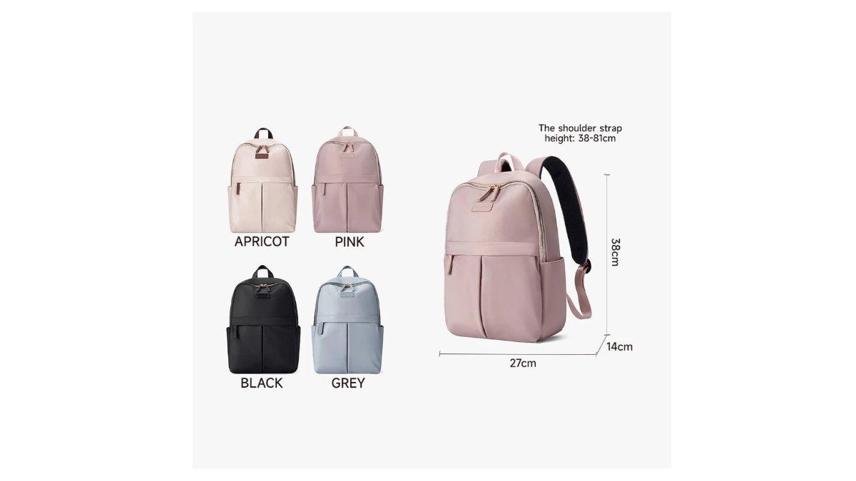 Rekomendasi MOSSDOOM Tas Ransel Wanita Breton Backpack Tahan Air Wanita Tas Laptop