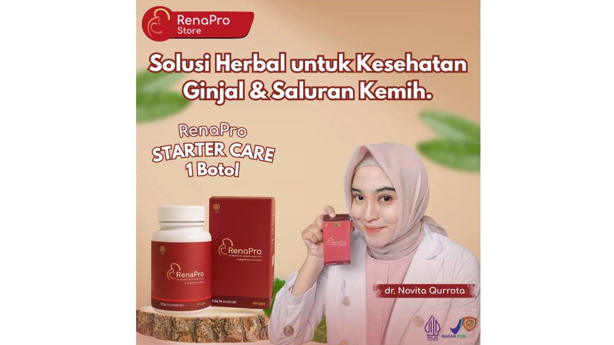 Dr Novita Qurotta merekomendasikan RenaPro sebagai obat herbal untuk mengatasi masalah ginjal.