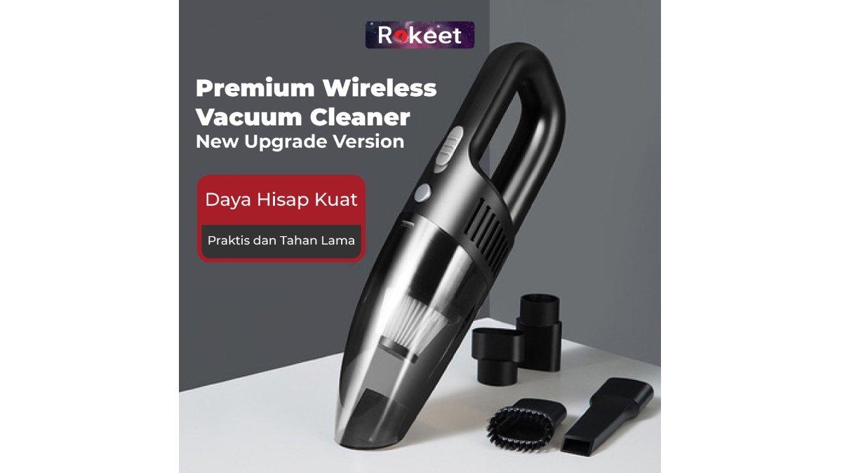 Rokeet Wireless Vacuum Cleaner dibekali dengan HEPA Filter.