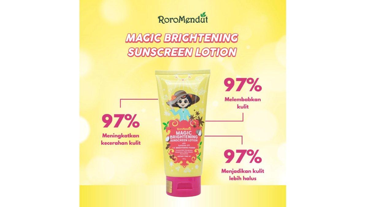 Roro Mendut SYMWHITE 377 Glutathione Arbutin Magic Whitening Sunscreen Lotion