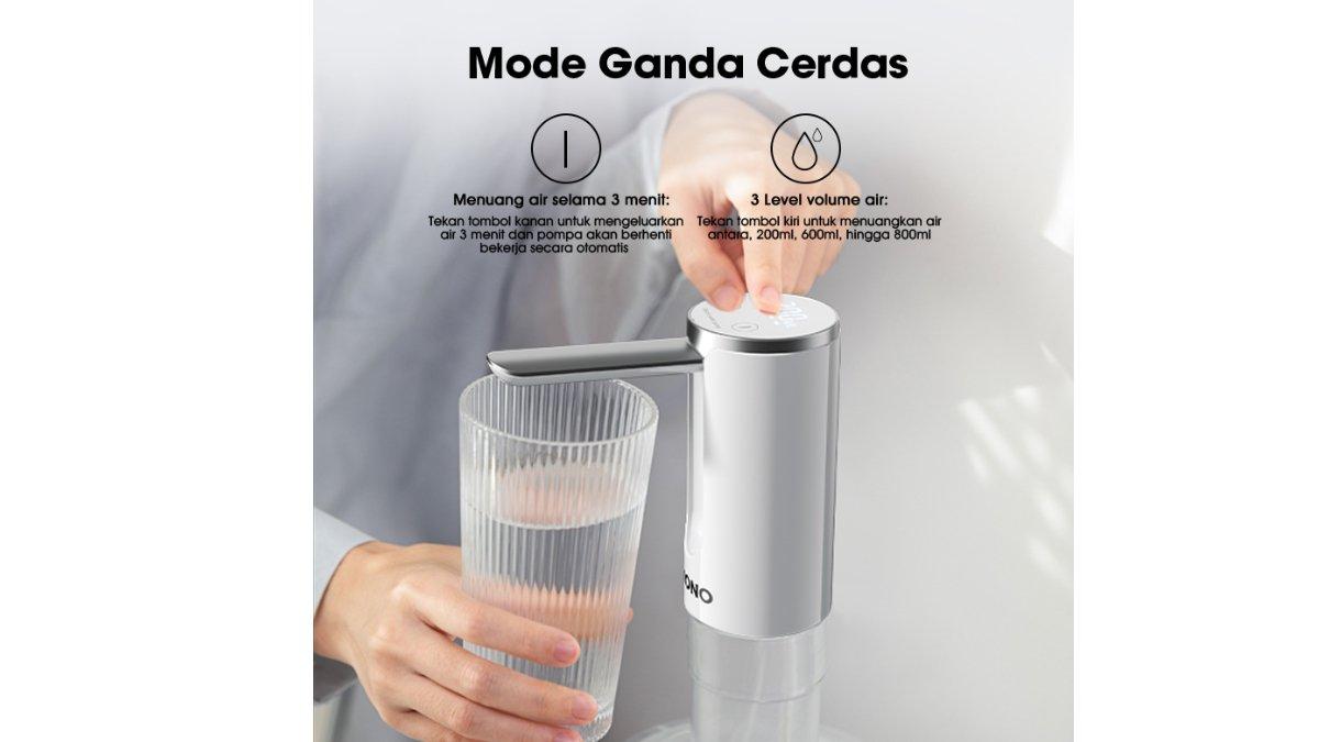 SAMONO Pompa Galon LED Touch Screen Food Grade SW-CQ02S