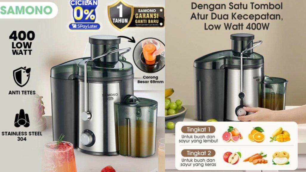 SAMONO Slow Juicer 400W SW-JE400