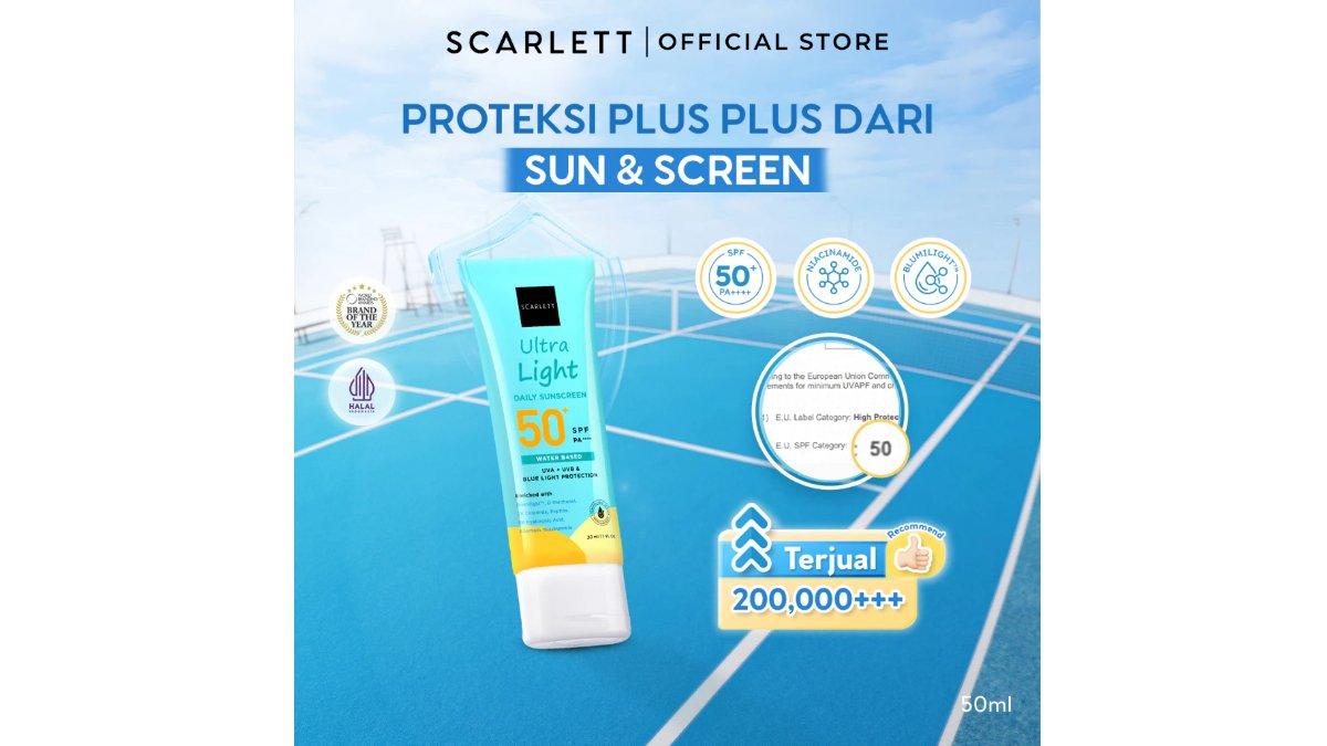 SCARLETT Ultra Light Daily Sunscreen SPF 50