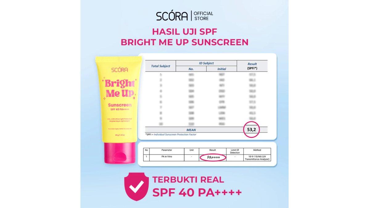 Review SCORA Bright Me Up Sunscreen: Manfaat, Kelebihan, hingga ...