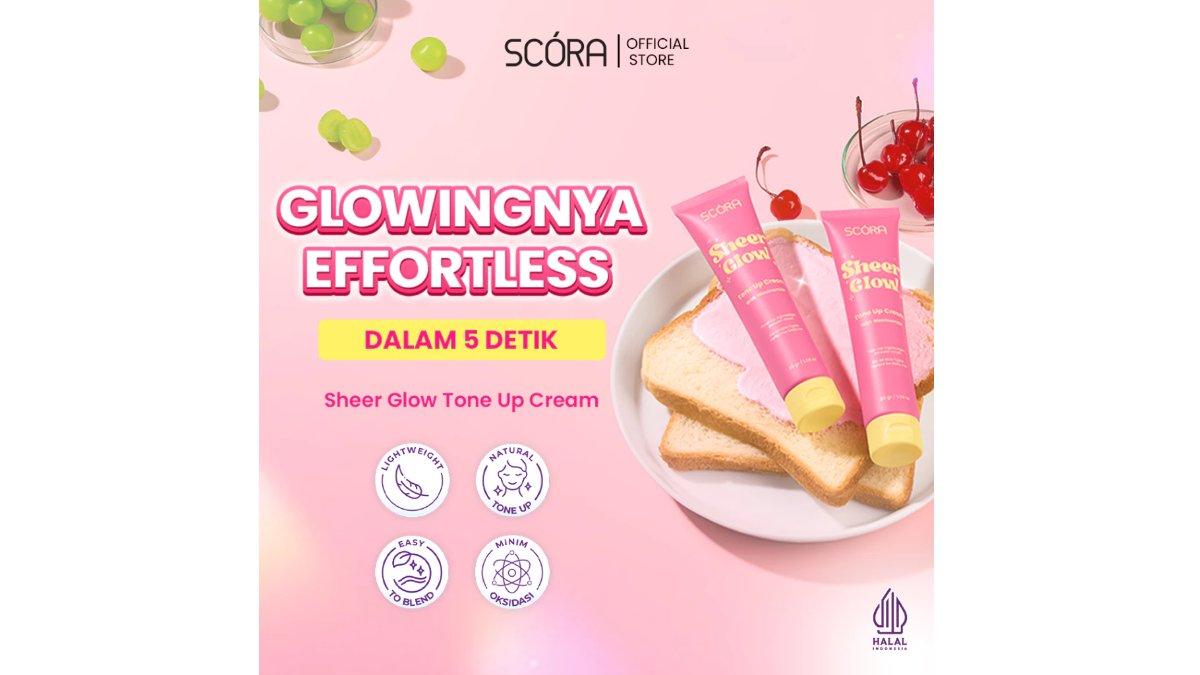 SCORA Sheer Glow Tone Up Cream