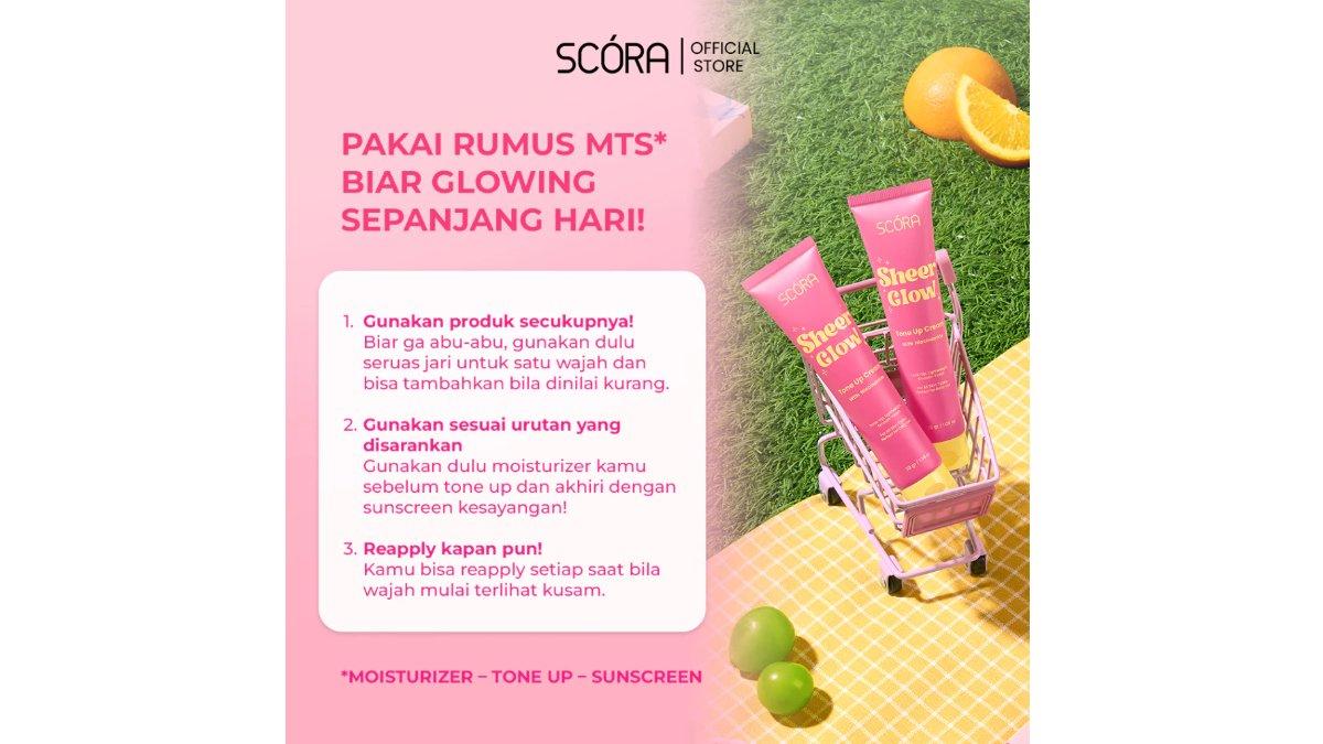 SCORA Sheer Glow Tone Up Cream
