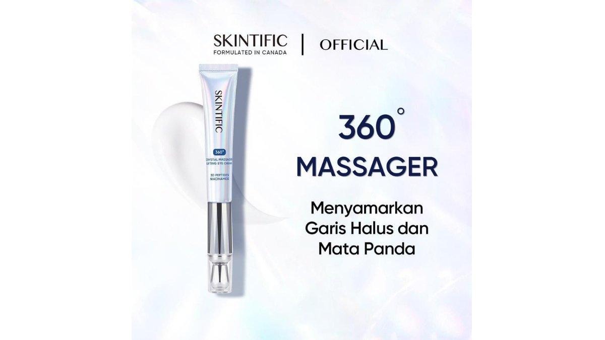 SKINTIFIC 360 Crystal Massager Lifting Eye Cream