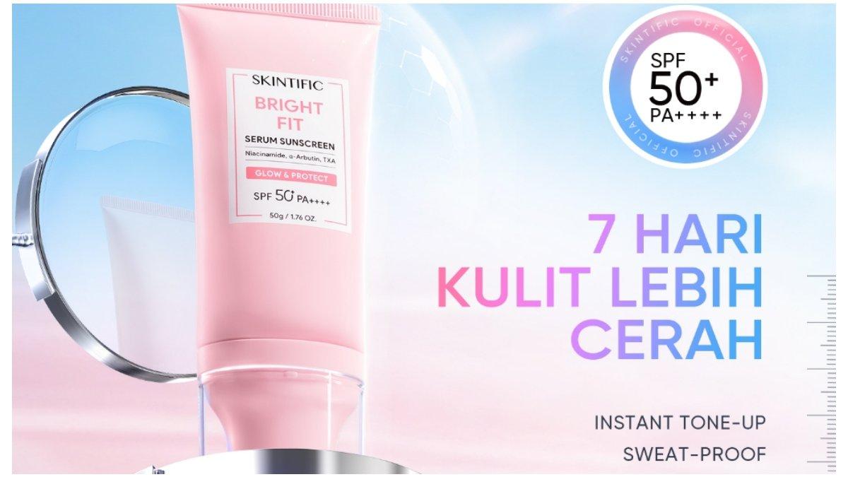 SKINTIFIC Bright Fit Serum Sunscreen 
