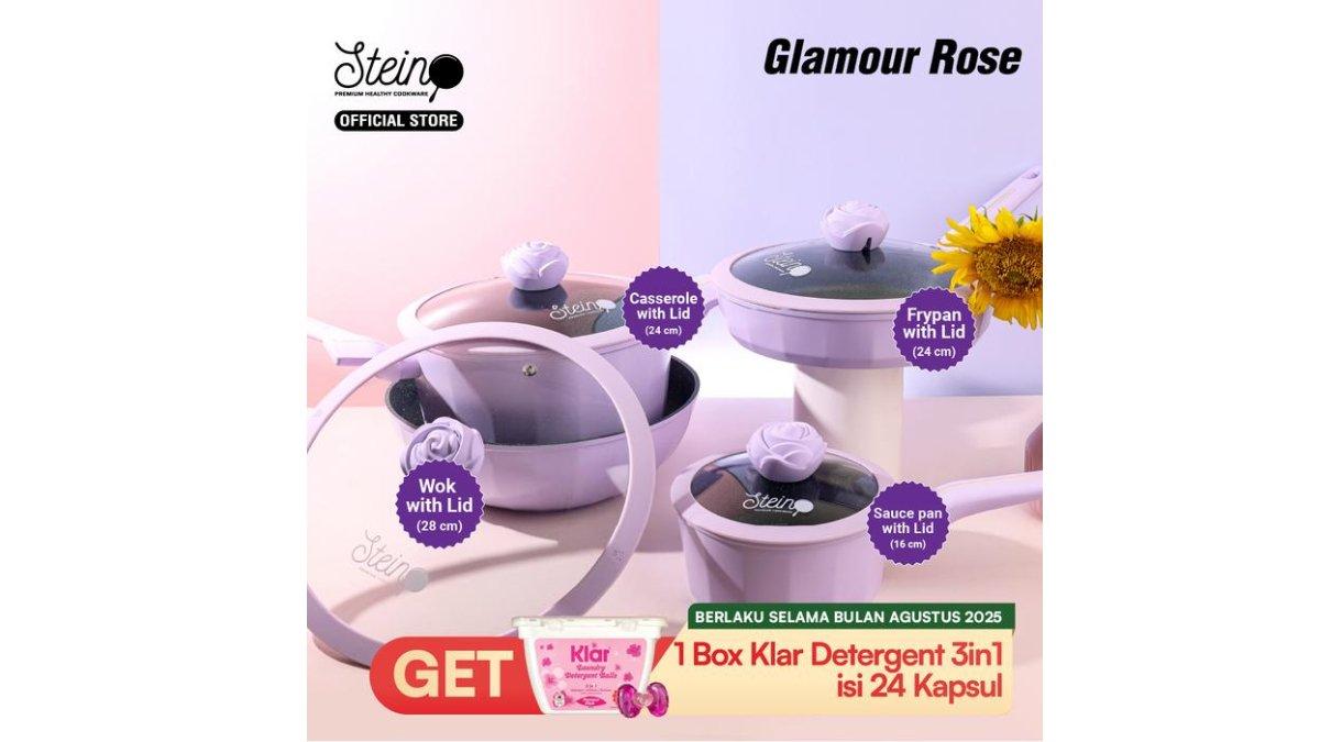  STEIN Glamour Rose Set 4 in 1 Panci Set 