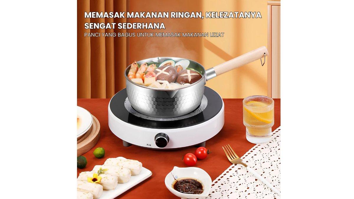 SUNLAND Panci Susu Stainless Steel 20 cm