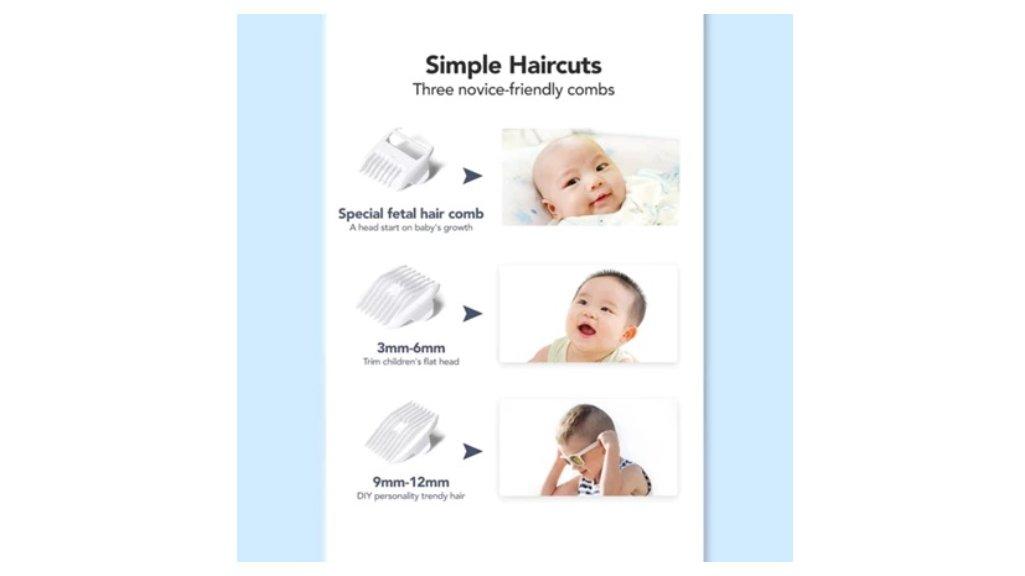 Sakumini Hair Clipper Elektrik Alat Mesin Cukur Potong Rambut Bayi
