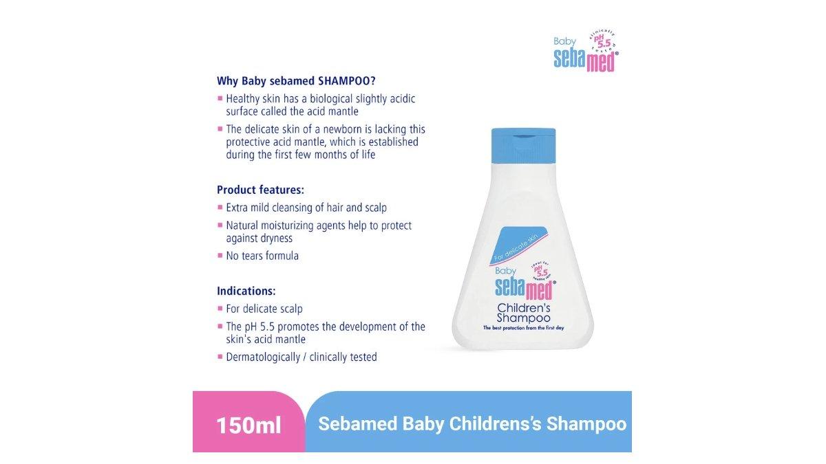 Sebamed shampoo untuk bayi kulit kepala sensitif dan mencegah kerak susu