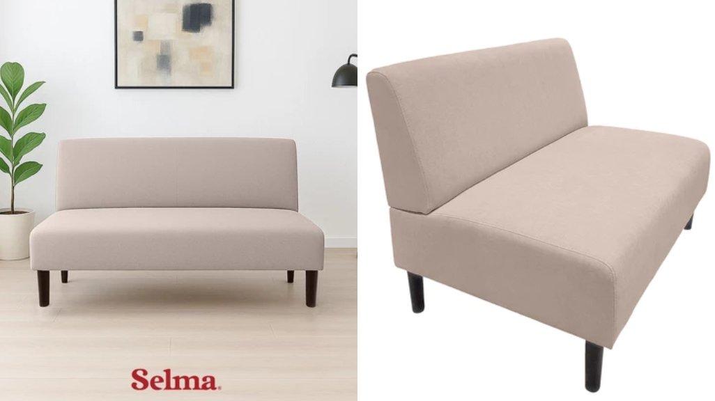 Selma Carmelio I I Sofa Fabric 2 Seater - Cokelat