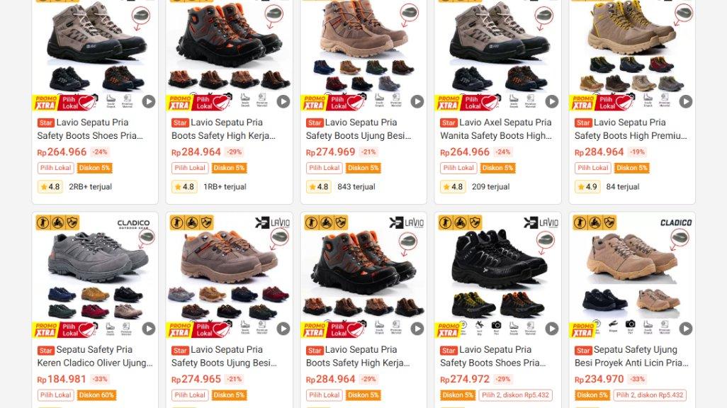 Sepatu gunung rubtrack