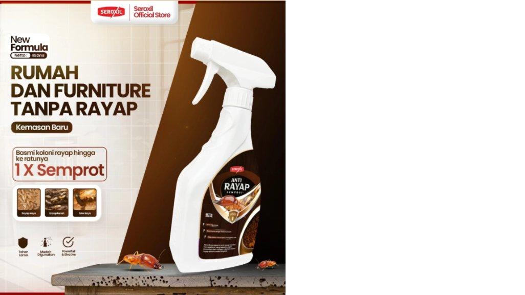 Seroxil Racun Obat Pembasmi Anti Rayap Semprot Ampuh 450ml
