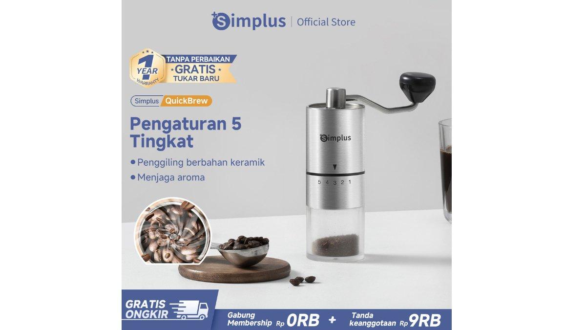 Simplus Penggiling Biji Kopi Manual 25g