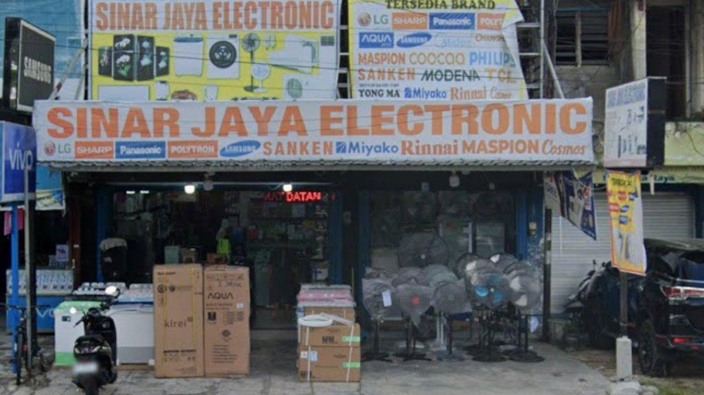 Foto Toko Sinar Jaya Electronic di Jl. Ahmad Yani, Langkai, Kecamatan Pahandut, Kota Palangka Raya, Kalimantan Tengah 73111 yang diambil Google Maps pada Juni 2025.
