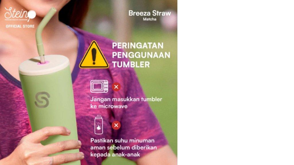 Stein Tumbler Breeza Straw 750ml - Botol Minum 750ml