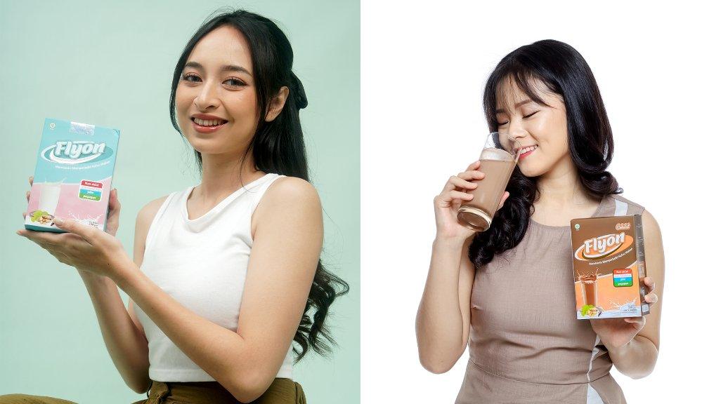 Nambah berat badan sekarang bisa lebih santai. Nggak perlu pil, cukup Susu Flyon aja