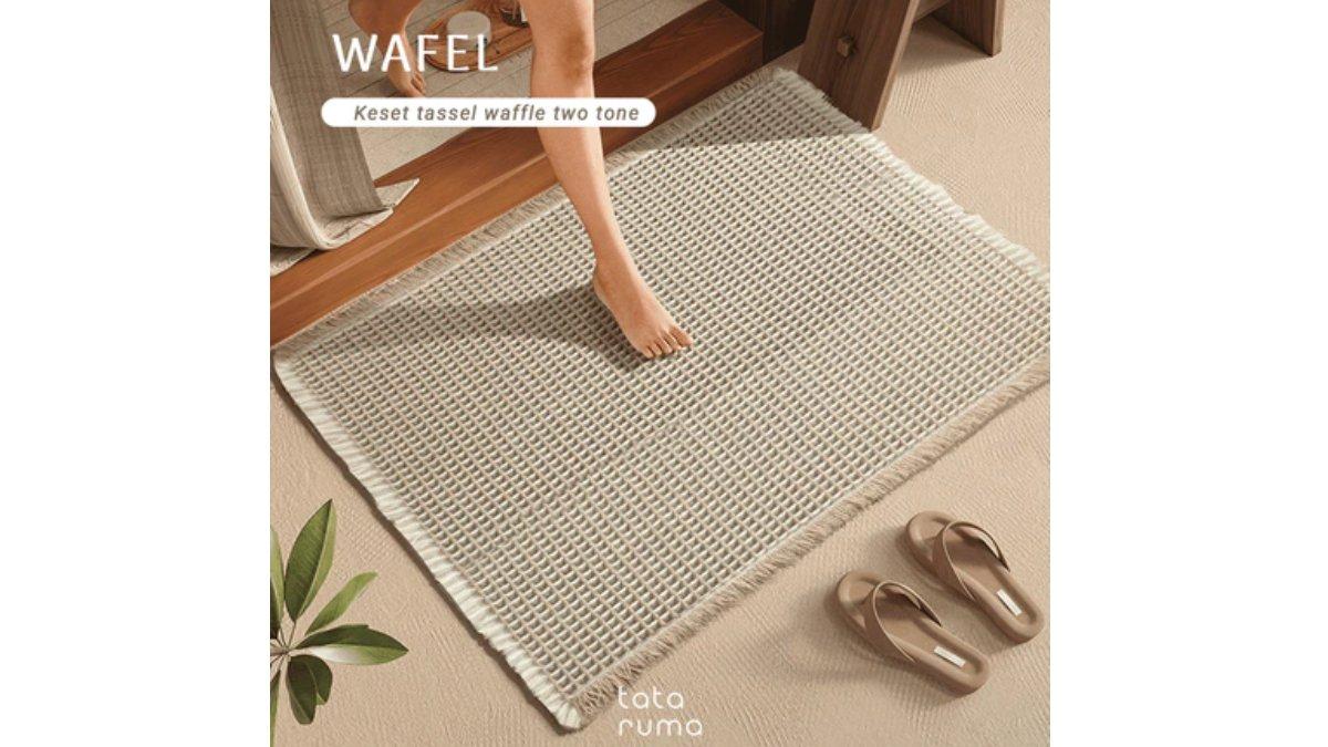 TATARUMA Wafel - Keset Kamar Tassel Waffle Two Tone Anti Slip