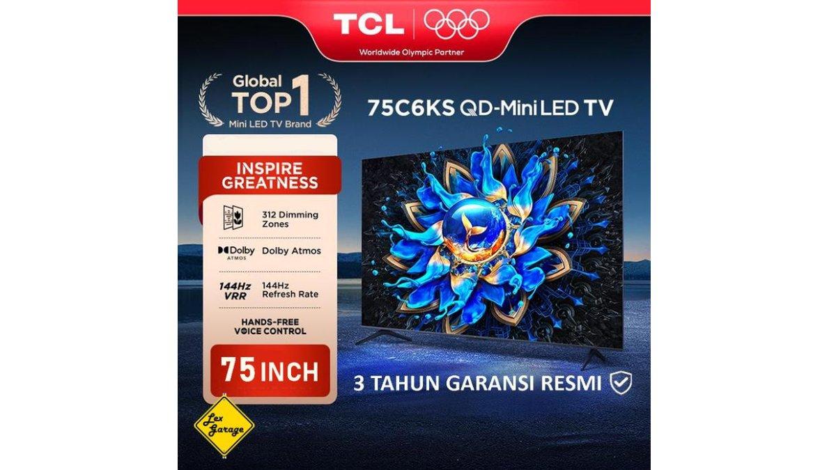 TCL 4K QD-Mini LED TV 75 Inch C6KS