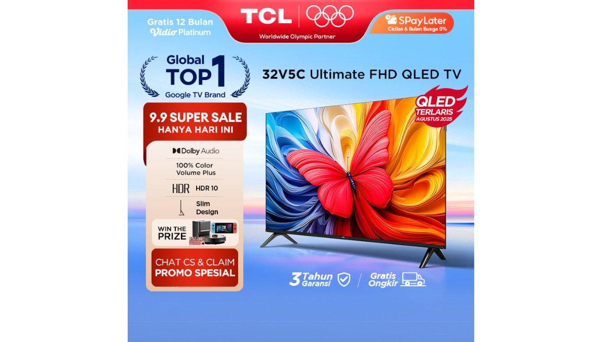 TCL Ultimate QLED FHD TV 32 inch V5C