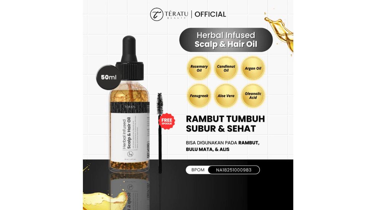 TERATU BEAUTY Herbal Infused Scalp Hair Oil