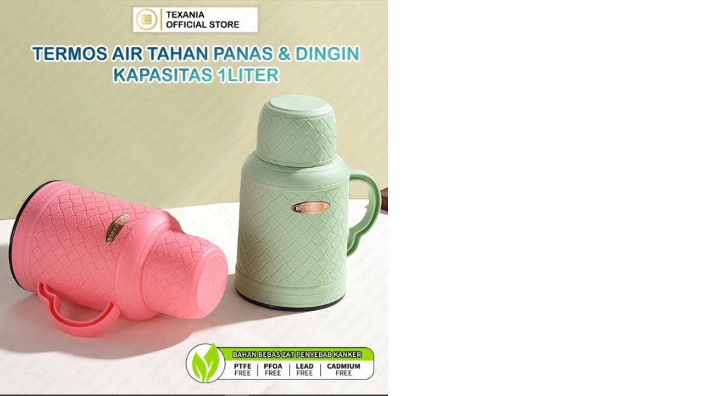 TEXANIA Termos Air Tahan Panas & Dingin 1 Liter