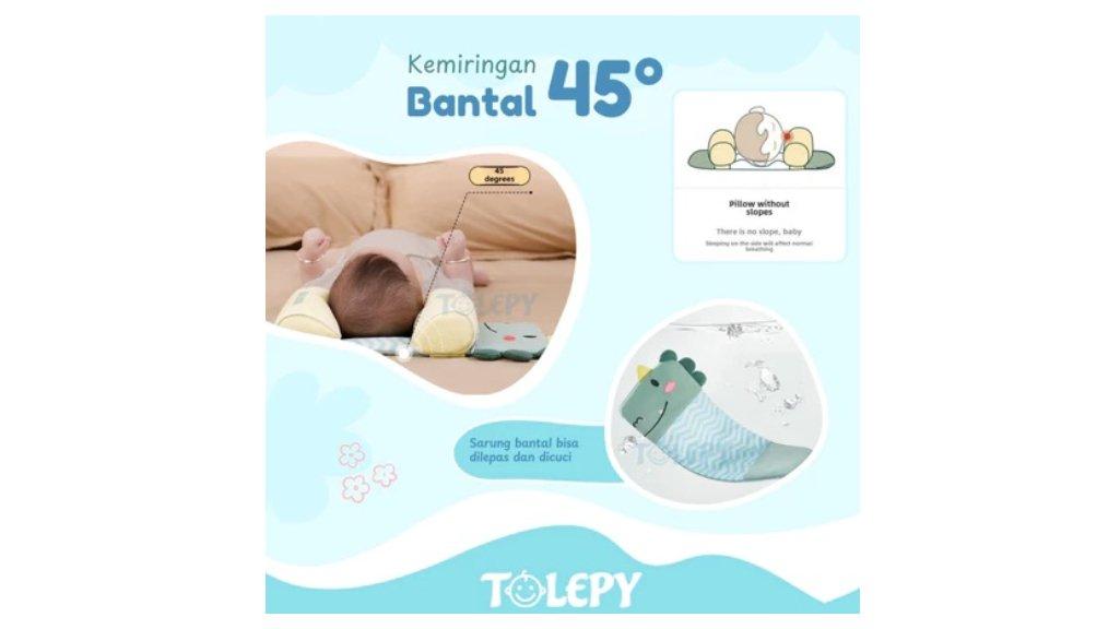 TOLEPY Bantal Newborn Anti-peyang