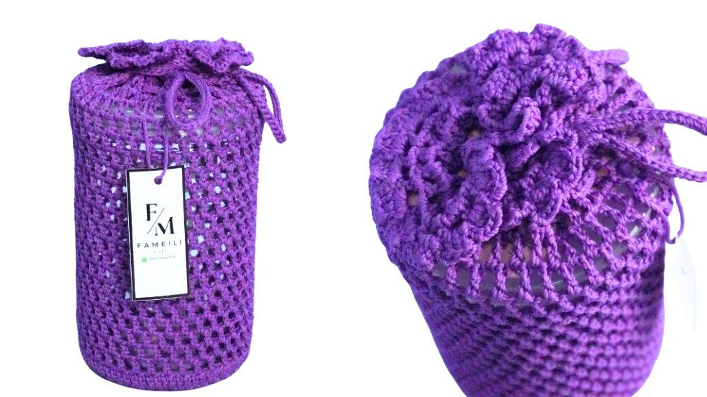 Tas Kuker Isi 1 Toples Tabung Ulir Jumbo Ungu