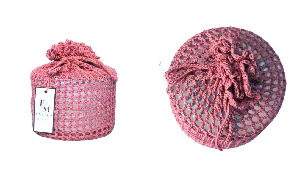 Tas Kuker Isi 2 Toples Mika 250Gr Pink