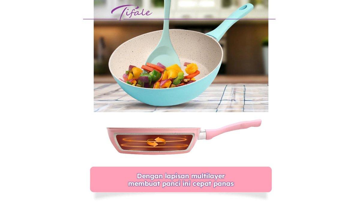 Tifale Joy Series Fry Pan 20 CM Handle Bakelite Silicone