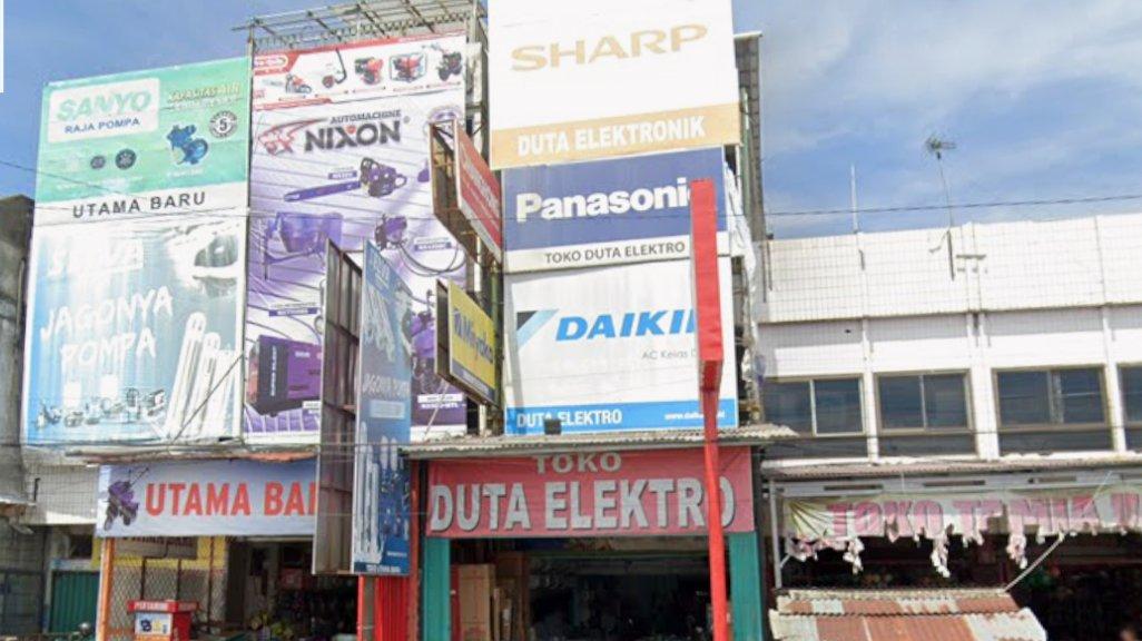 Foto Toko Duta Elektronik di Jl. Salak Raya No.71, Panorama, Kecamatan Singaran Pati, Kota Bengkulu, Bengkulu 38225 yang diambil Google Maps pada Januari 2024.