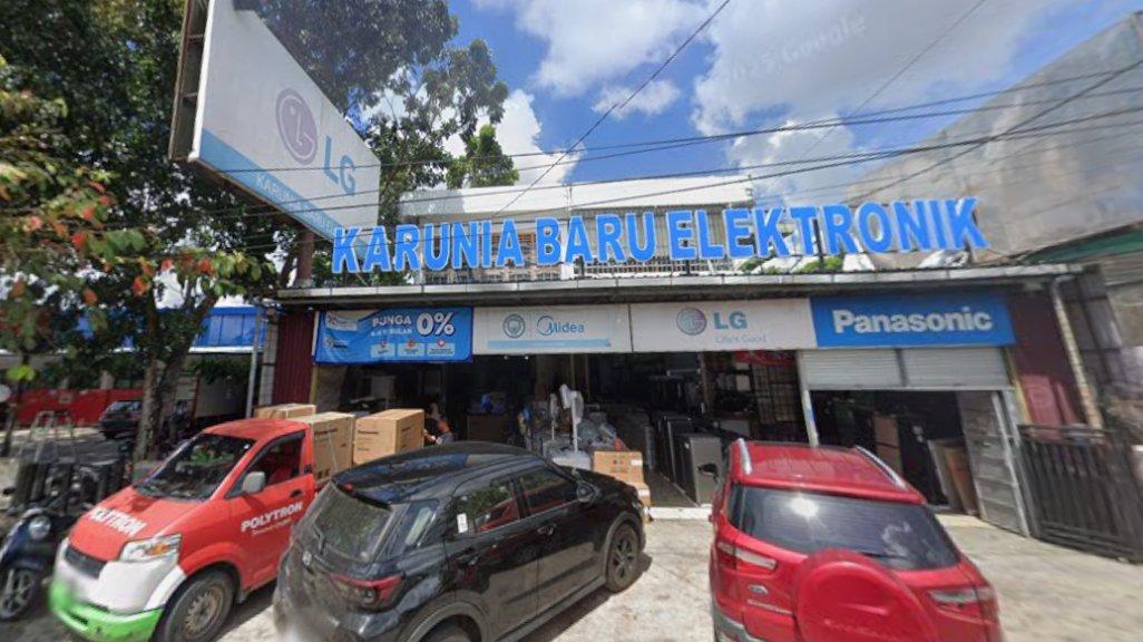 Foto Toko Elektronik Karunia Baru di Pahandut, Kecamatan Jekan Raya, Kota Palangka Raya, Kalimantan Tengah 74874 yang diambil Google Maps pada Juni 2025.