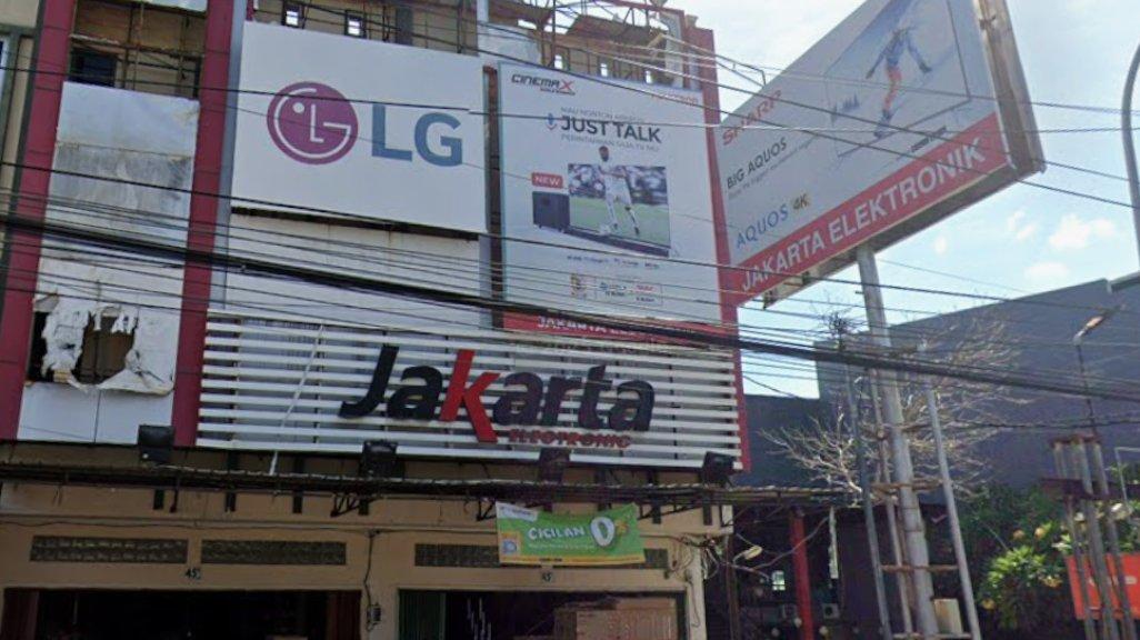 Foto Toko Jakarta Elektronik di JL. Timor Raya No. 45, Pasir Panjang, Kecamatan Kota Lama, Kota Kupang, NTT yang diambil Google Maps pada Juni 2025.