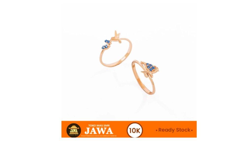 Toko Mas Jawa - Cincin Emas Rosegold 10K Toko Mas Jawa