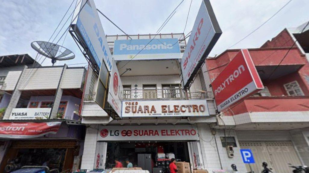 Foto Toko Suara Elektro di JL. Doktor Jl. Hasan Boesoeri, RT..002/RW.004, Gamalama, Ternate Tengah, Kota Ternate, Maluku Utara yang diambil Google Maps pada September 2023.