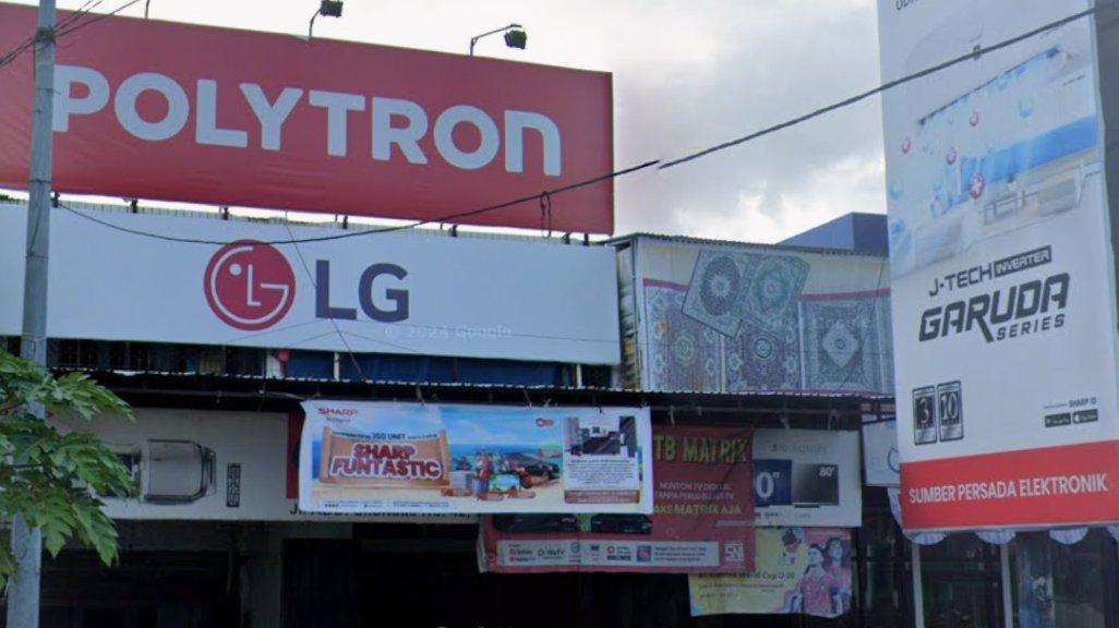 Foto Toko Sumber Persada Elektronik di Jl dr abdulahsilondae No.42, Korumba, Kecamatan Mandonga, Kota Kendari, Sulawesi Tenggara 93111 yang diambil Google Maps pada Agustus 2024.