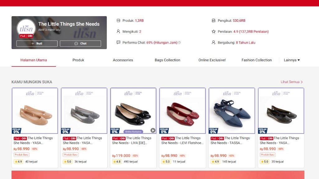 Toko flat shoes littlethings