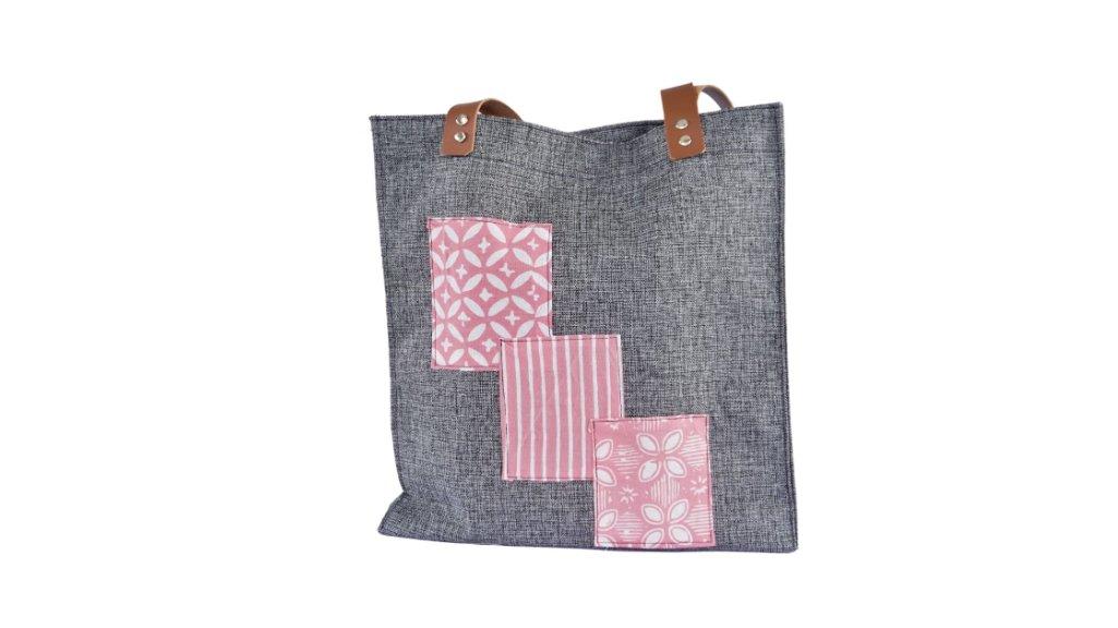 Totebag Andan Kanvas Dapni Kancing Magnet dari Bunda Craft Solo