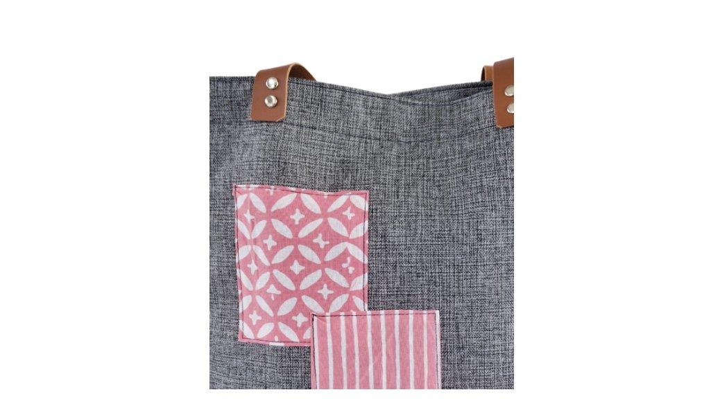 Totebag Andan Kanvas Dapni Kancing Magnet dari Bunda Craft Solo