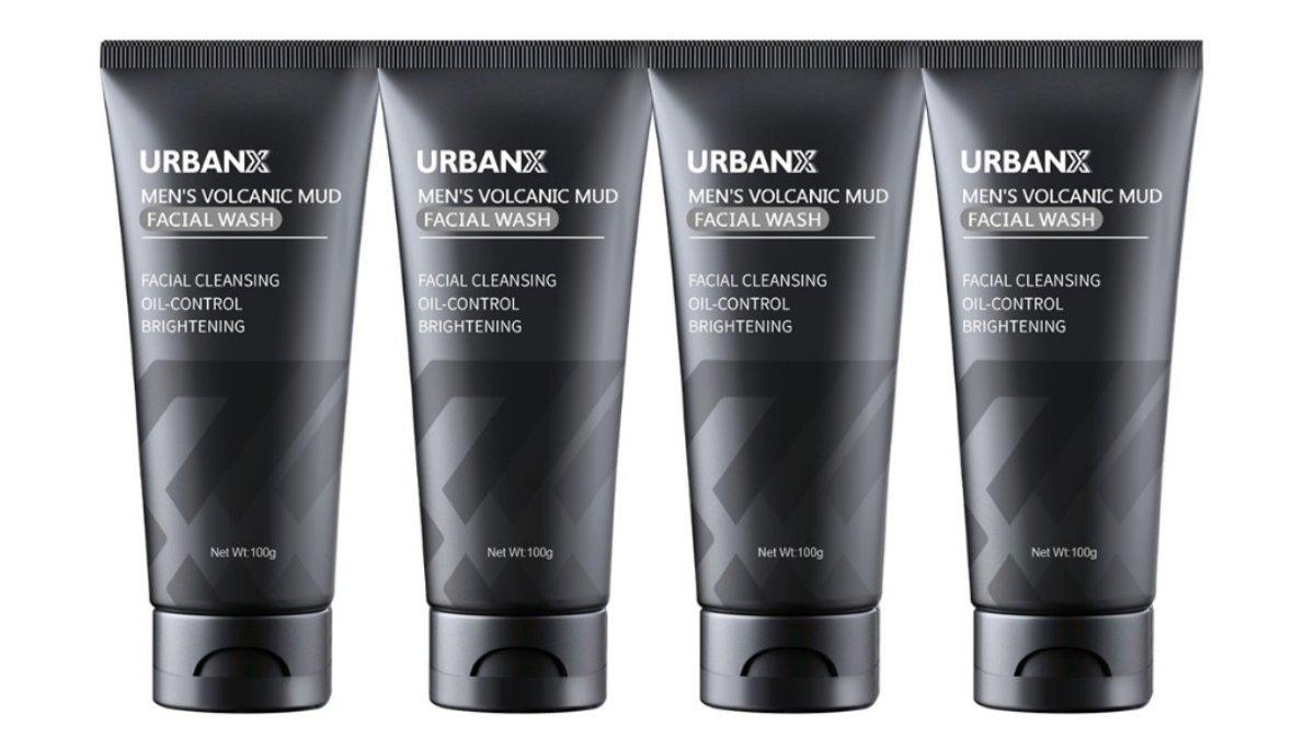 URBANX Men's Volcanic Mud Face Wash