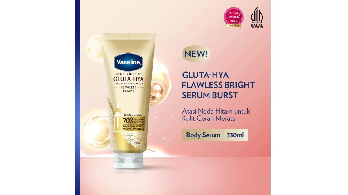 Vaseline Gluta-Hya Body Serum Flawless Bright