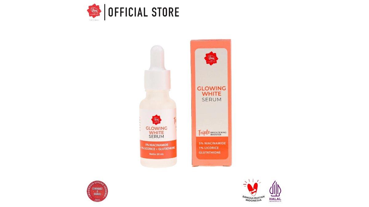 Viva Glowing White Serum with Niacinamide, Licorice & Glutathione